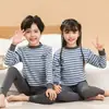 Ropa y Pantalones de Algodón Puro de Otoño para Niños, Pijamas Infantiles, Conjunto de Ropa Interior Térmica para Niños Pequeños y Medianos, Camiseta de Algodón Base para Bebés Niñas