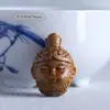 Talla de Sándalo de Sun Wukong, el Rey Mono, Sándalo Verde Hecho a Mano DIY Colgante para Coche Adorno Accesorio