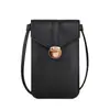 Nueva Bolsa para Teléfono con Pantalla Táctil para Niña Cremallera Bolso Pequeño de Moda Billetera Multifuncional para Monedas Portatarjetas Múltiples Bolsa Pequeña