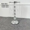 Salón de Bodas Salón de Banquetes Cortina de Cuentas de Cristal Estilo Europeo Soporte para Flores de Mesa Florero para el Hogar Decoración de Lugar de Boda Guía de Pasillo Electrochapada