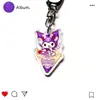 Chaveiro Pingente Acrílico Dupla Face Sanrio Desenho Animado Anime Jogo Mercadoria Mochila Acrílica Presente