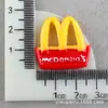 Cola Creme Case para Celular DIY Acessórios de Resina Brinquedo de Comida do McDonald's Batata Frita Clip Bico de Pato Acessórios de Cabelo Material Atacado