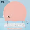 Touca de Natação de Silicone Qilang Atacado Adulto Crianças 50g Impermeável Homens e Mulheres Não Apertada Cabelo Longo Touca de Natação Logo Personalizado