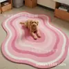 Dropshipping Transfronterizo Alfombra de Imitación Irregular Cachemir Sala de Estar Mesa de Café Sofá Manta Resistente a Manchas y Fácil de Cuidar Dormitorio Alfombra de Cabecera