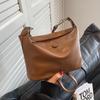 Bolsa Pequena Texturizada de Luxo para Mulheres, Nova Moda Verão 2026 Versátil Bolsa de Ombro Transversal, Bolsa Saco Tendência para Senhoras