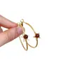 Brincos de Argola Grandes com Pedra Olho de Tigre Dourado para Mulheres, Luxo Elegante Acessível Retrô, Brincos de Alta Qualidade, Brincos Exagerados Únicos para Outono e Inverno