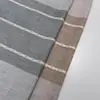 Suministro directo de fábrica raya tridimensional textil para el hogar explosión imitación algodón y lino tela cortina cojín mantel tela de poliéster venta caliente