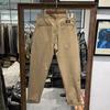 Calças casuais finas de primavera e verão masculinas estilo americano retrô textura de xadrez escuro secagem rápida calças casuais da moda calças retas pequenas