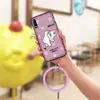 Adecuado para fundas de teléfono móvil Huawei, Diseño simple para llevar en la muñeca para hombres y mujeres, Funda blanda creativa linda y peculiar con pulsera para parejas