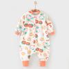 Saco de Dormir de Algodón Puro para Bebé, Edredón para Patadas con Piernas, Temperatura Constante para Niños, Pijama Siamés para Bebé, Saco de Dormir para Niños para las Cuatro Estaciones