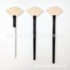 Pincel de maquiagem pontual no atacado, pincel leque para resíduos de tinta, pincel de alto brilho em forma de leque, pincel para retoque, pincel para pó, ferramenta de maquiagem, embalagem individual
