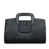 Bolsa de mão feminina europeia e americana com padrão de crocodilo, bolsa de ombro retrô estampada com padrão de crocodilo, elegante, para o dia a dia