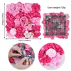 Amazon Transfronterizo Pared de Flores Artificiales Accesorios de Boda Decoración de Pared de Fondo Flor Artificial Flor de Rosa Pared de Flores Fila de Flores Flores de Boda