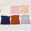 Comercio Exterior Sombreros de Punto para Bebé Hechos para Otoño e Invierno Alta Elasticidad Oso Bebé Unisex para Niños Sombreros de Invierno para Niños
