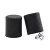 Juego de Taza y Dados Negra Piel PU Terciopelo Taza Silenciosa para Dados Juego de Entretenimiento Interior Ajedrez y Cartas Taza para Dados Personalización