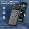 Funda magnética para teléfono adecuada para Apple 18Promax con tacto similar a la piel, 17Pm Agujero fino Semitransparente Mate 16 Funda protectora Venta al por mayor