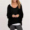 Suéteres Europeos y Americanos Ebay AliExpress Camisetas Holgadas para Mujer Multicolor Comercio Exterior Suéteres de Punto