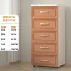 Gabinete de Almacenamiento tipo Cajón Ancho Estilo Europeo 18/38/58, Gabinete de Almacenamiento de Plástico Multicapa, Gabinete Móvil para Almacenamiento de Snacks y Juguetes