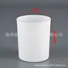 Frasco de Velas de Colores de 215 ml Portavelas de Vidrio para Aromaterapia Taza de Velas Transparente Tapa de Bambú Estilo Europeo Sencillo Taza de Velas para DIY