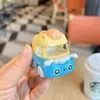 Chaveiro de Food Truck Desenho Animado Fofo Q-Cute Carro de Brinquedo Infantil Pingente Acessório Fofo para Mochila de Estudante