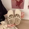 Medias Pantuflas Cerradas de Media Punta con Suela Gruesa para Mujer, Uso Bidireccional, Nuevos Sandalias Casuales Retro Mary Jane para Verano 2026