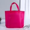 Producción de Bolsas No Tejidas con Impresión de Logo, Bolsas de Empaque No Tejidas Laminadas para Compras, Bolsas Tote Coloridas Termoselladas que se Pueden Imprimir