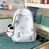 Mochila escolar estilo coreano para meninas do ensino fundamental, nicho INS, alta (alto valor de aparência), alunos do ensino fundamental, grande capacidade, leve, mochila feminina