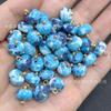 Nuevo Botón Estilo Chino Estilo Nacional Color Piedra Yuhua Halo Decoración Botón Accesorios para Solapa de Camisa Chaqueta Hanfu Cheongsam