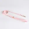 Atacado Original Elegante Couro Pet Gato e Cachorro Coleira Guia Suprimentos para Cães Pequenos Transfronteiriço