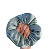 Almohada de Lujo para Dormir, Scrunchie Grande de Satín, Accesorio para el Cabello de Satín Super Grande Que No Daña el Cabello, Chongo para el Cabello Tipo Goma Elástica