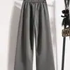 Pantalones de Traje Fluidos de Cintura Alta con Descuento de Marca 2026 Pantalones Largos Casuales para Mujer Tallas Grandes Rectos Adelgazantes de Pierna Ancha Pantalones de Vestir
