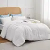Kit de Alta Venta Transfronterizo Comercio Exterior Hotel Europeo y Americano B&B Dormitorio Estudiante Edredón Juego de Tres Piezas Color Sólido Ropa de Cama de Alta Gama