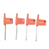 T10 llave de plumilla en forma de bandera destornillador destornillador de plumilla hexagonal 0.8 cinco estrellas 1.2 cruz doble uso venta al por mayor