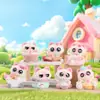 Figuras de Juguete de Moda Siamese Pequeño Frijol Rosa Caja Sorpresa Artesanías de Resina Adornos de Escritorio Regalos Navideños Venta al por Mayor