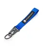 Chaveiro de desempenho BM cordão de celular modificado pingente de carro de metal pulseira de tecido com pingente bordado