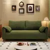 Sofá de tela para uso doméstico en sala de estar y dormitorio, sofá perezoso para apartamentos pequeños y casas de alquiler, sofá cama recto moderno individual o doble