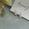 Pendientes de Borla Estrella Mariposa Atmosféricos para Mujer, Versátiles que Favorecen el Rostro, Pendientes de Accesorios Yiwu al por Mayor, Plata de Ley 925