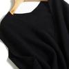 Chaleco de Punto de Cachemira Apilado para Mujer Otoño e Invierno Cuello en V Suéter Chaleco Holgado Perezoso Lana Virgen Sin Mangas Chaleco Exterior