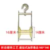 Asiento de polea para tendido de cables polea de doble propósito para colgar polea de tendido de cables polea ascendente polea de nailon rueda colgante construcción tendido
