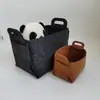 Cesta plegable de almacenamiento bolsa de fieltro fabricante de cestas de almacenamiento de fieltro venta al por mayor bolsa de almacenamiento miscelánea estilo nuevo
