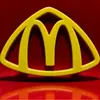 Maybach McDonald's m Logo Regalo Divertido Pegatina para Coche Emblema Lateral Adhesivo Calcomanía para Coche Acrílico