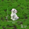 Resina Estéreo Coelho Fofo Paisagem Micro Artificial Resina Criativa Desenho Animado Artificial Enfeites Acessórios Decorativos DIY