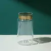 Botellas PET transparentes personalizadas por el fabricante para productos de salud, botellas de plástico selladas de grado alimenticio, botellas cuadradas de almacenamiento, botellas PET