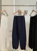 Pantalones Jogger Casuales de Otoño KEKEZOON para Mujer, Cintura Elástica con Cordón, Pierna Ancha, Pantalones de Chándal Casuales, Modernos 8791