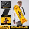 Bolsa de almacenamiento para patineta, tela Oxford impermeable, bandolera de un hombro, doble cara, cierre de cordón, mochila para patineta con estampado estilo chino