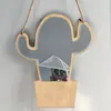 Pegatinas de Pared de Espejo Acrílico Transfronterizas Colgante de Madera de Álamo Animal Habitación Infantil Popular Dormitorio Diseño de Habitación Pared