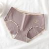 Ropa interior de algodón sin costuras para mujer, talla grande, con entrepierna de algodón, cintura media, estilo japonés, transpirable, sexy, levanta caderas.