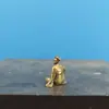 Latão Su Shi Deliciando-se nas Montanhas e Rios, Figuras Antigas, Mini Modelos de Vilões, Ornamentos Decorativos de Mini Paisagem com Rochas
