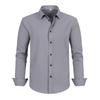 Camisas para Hombre Tallas Grandes Estilo Europeo y Americano Jiachuan, Talla Extra Grande y Corte Holgado, Camisas Ligeras de Negocios, Manga Larga para Hombre, Ropa para Hombre Tallas Grandes de 300 kg