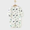 Macacão de Bebê Verão Ultra-fino Pijama para Recém-nascido Roupas de Casa Roupa de Algodão para Ar Condicionado de Bebê Calça de Manga Comprida Roupas para Subir Hakayama